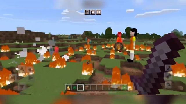 Squid Game MOD - Doll in Minecraft PE - Android & iOS Addon minecraft squid game смотреть онлайн