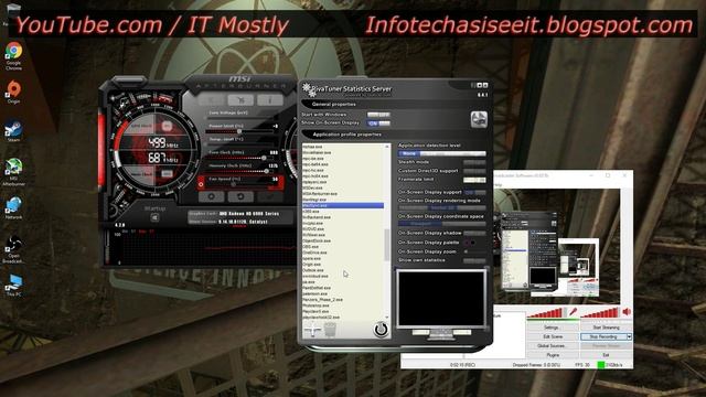 MSI AfterBurner Desktop Capture: UPDATE - HowTo fix video capture problems with RivaTuner смотреть онлайн