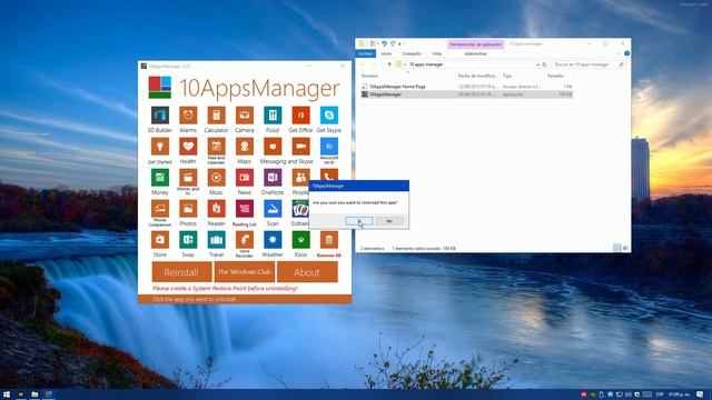 Eliminar las aplicaciones de windows 10 que bienen instaladas (10 apps manager) смотреть онлайн