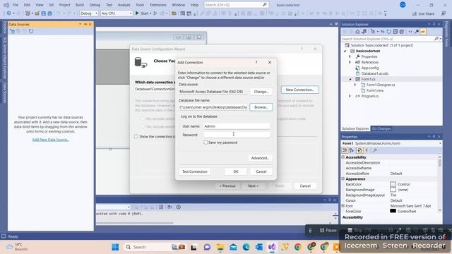 C# How to Display MS ACCESS Database in DataGridView | Visual Studio | смотреть онлайн