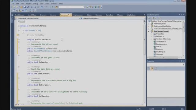 How to build a Pacman game in XNA - 44. Energizer Mode (part 1) смотреть онлайн