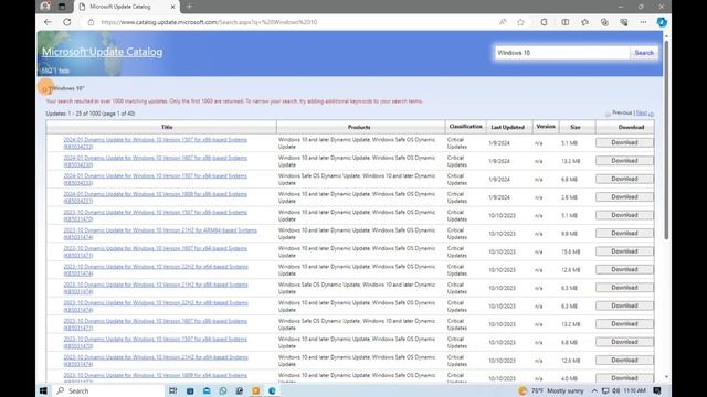 KB 5034441 Security Update Download Manually in Windows 10 - Manual Download of KB 5034441 Update смотреть онлайн