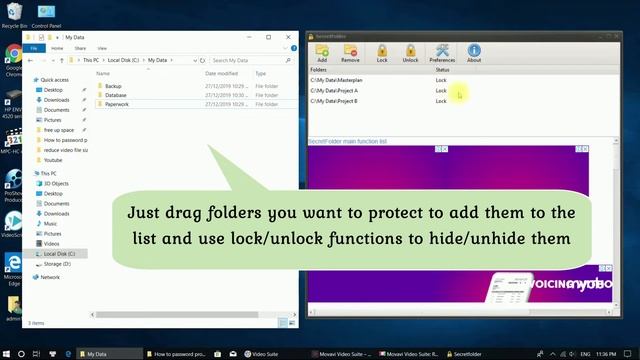 How to password protect and hide Windows folders смотреть онлайн