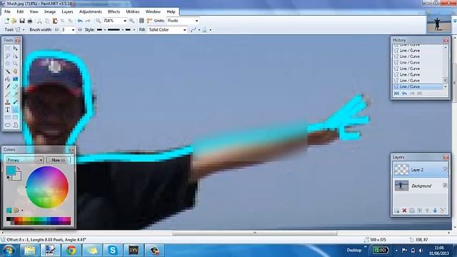 Removing Backgrounds - Paint.NET. смотреть онлайн