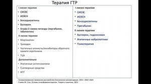 Крючкова М.Н. Клинические рекомендации по терапии тревожных расстройств