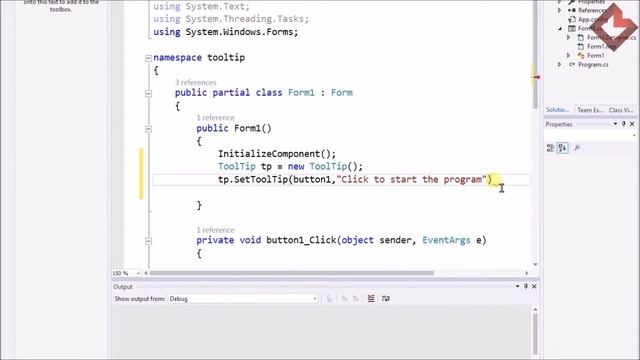 C# Windows Form Application Beginner to Advanced Tooltip - 10 смотреть онлайн