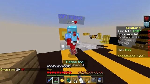 Skywars Saturday #4 | Top Skywars Plays - Cheeseland-X Server смотреть онлайн