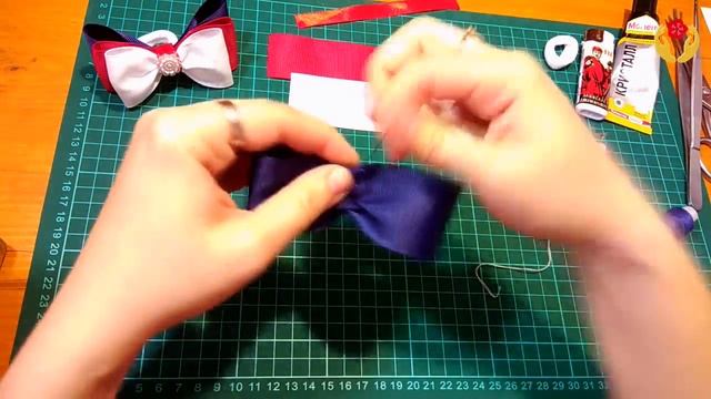 How to make school bows, DIY, tutorial смотреть онлайн