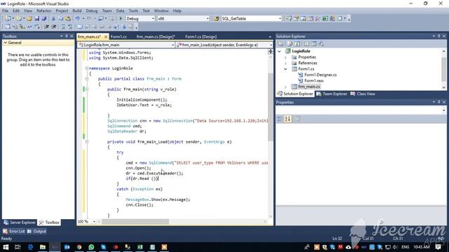 how to create role permission login form in c# window application part 7 смотреть онлайн