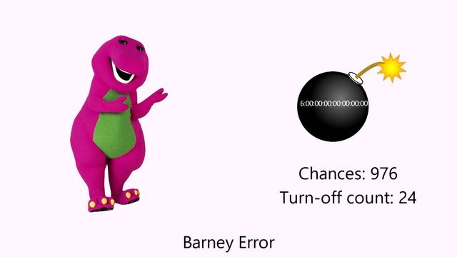 Barney Error 100 (TSDLAVSBEITG) [Part 3] смотреть онлайн