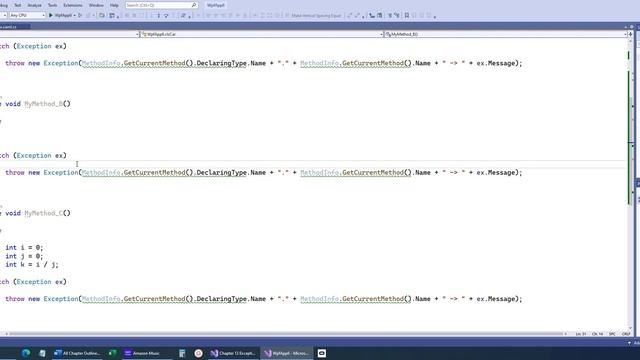 C# Exception Handling Supplemental Lecture смотреть онлайн