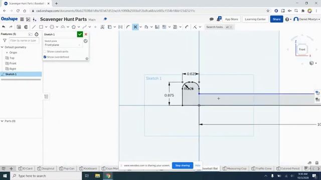 LTHS Central CAD Scavenger Hunt-Baseball Bat Video Tutorial смотреть онлайн
