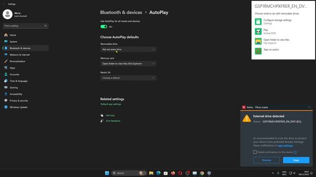 Pengaturan Mengaktifkan Mematikan Autoplay Autorun Windows 11 Windows 10 смотреть онлайн