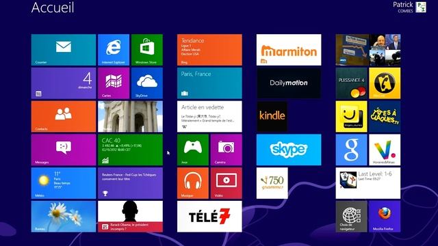 Tuto - Windows 8 - Ajouter site Web sur écran accueil App IE - Extrait смотреть онлайн