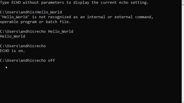 Belajar Command Prompt 37 | Perintah Echo Pada Command Prompt смотреть онлайн