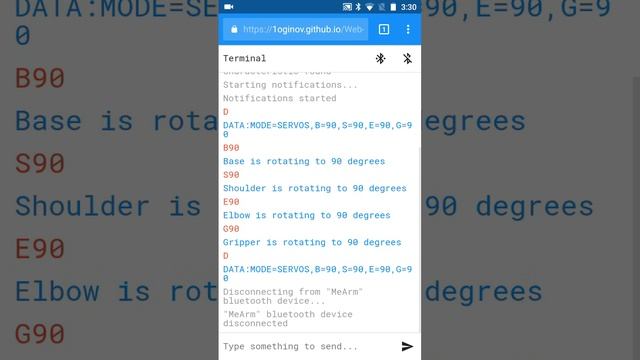 Web Bluetooth Terminal смотреть онлайн