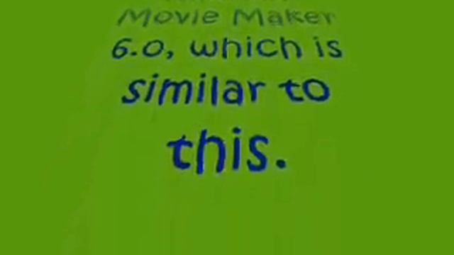 Windows Movie Maker 2.6 смотреть онлайн