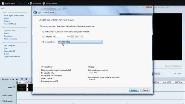 How to convert a MSWMM file into a AVI file using Windows Movie Maker for Vista смотреть онлайн