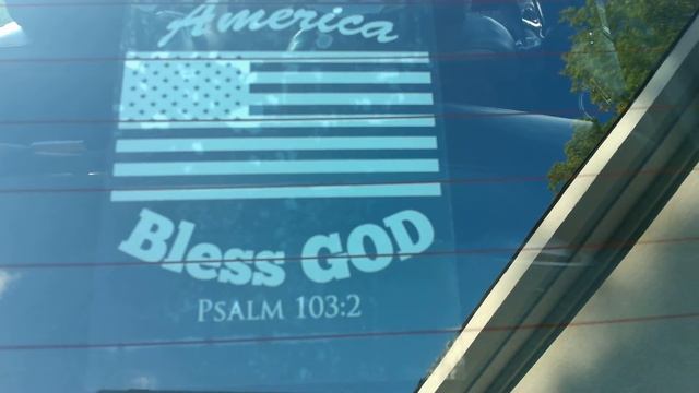 America Bless God; window sticker смотреть онлайн