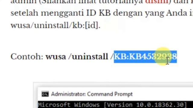Cara Menghapus (Uninstall) Update Windows 10 Secara Manual смотреть онлайн