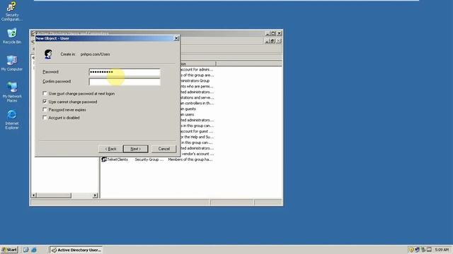 [ Quản Trị Mạng 2003 ] - Tao User Trên Windows Server 2003 смотреть онлайн