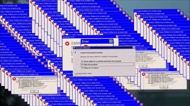 LIGHTNING STRIKES TELEPHONE POLE! WINDOWS XP ERROR INTENSIFIES смотреть онлайн