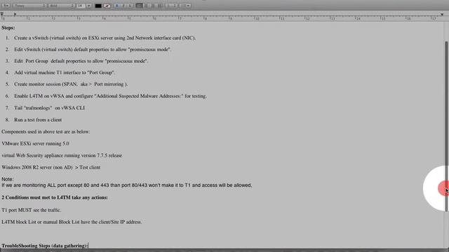 Steps to Deploy L4TM with Virtual Web Security Appliance: смотреть онлайн