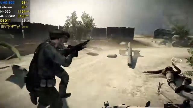 Battlefield: Bad Company 2 | Celeron N4020 + UHD 600 | 4GB RAM смотреть онлайн