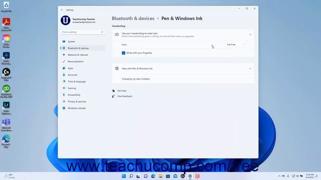 Learn How to Change the Pen & Windows Ink Settings in Windows 11: A Training Tutorial смотреть онлайн