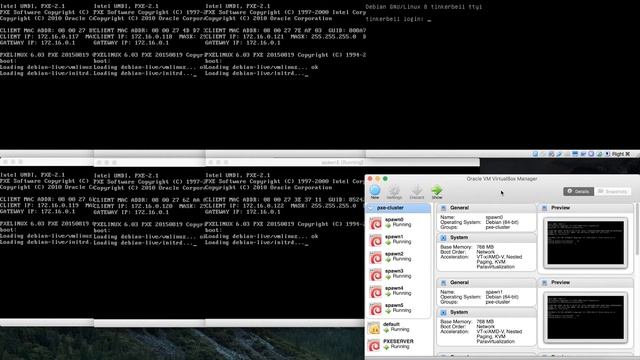 VirtualBox PXE boot смотреть онлайн