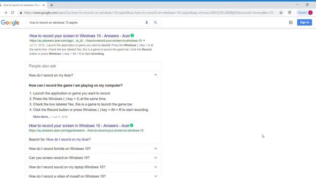 How to record on windows 10 aspire(Acer) смотреть онлайн