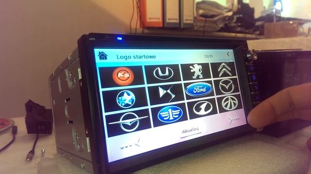 FEEILINNG24 Car audio 2Din Logo powitalne Windows CE 6.0 смотреть онлайн