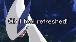 【249Vore Poke No.13】Lugia vore Lucario with a big apple (add conversation)