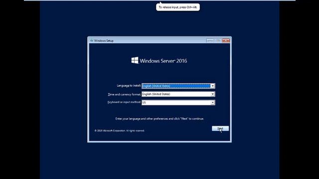 1.1 Installing Server 2016 on VMware Workstation Tagalog смотреть онлайн