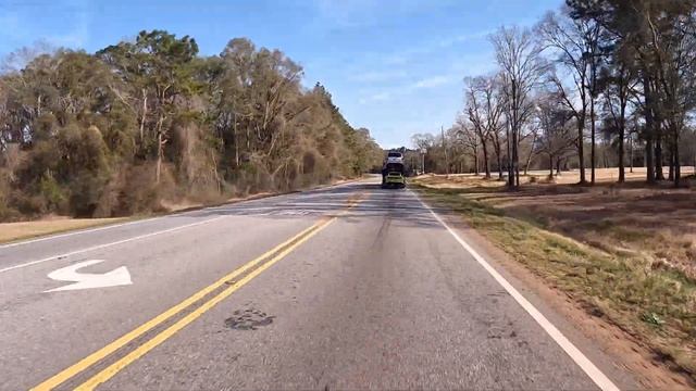 Mississippi To Alabama Border Crossing State Lines ~ 4K смотреть онлайн