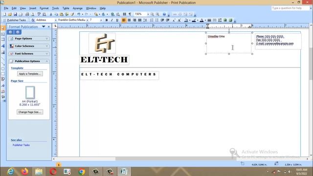 Microsoft Publisher How to Design a letter headed paper with Microsoft Publisher смотреть онлайн