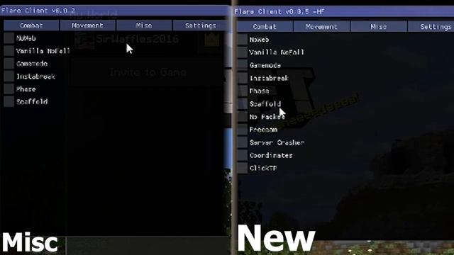 Minecraft Windows 10 1.14.1 HACKS!! (Flare Client Update) смотреть онлайн