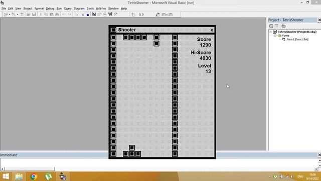 Visual Basic 6 - Tetris Shooter смотреть онлайн