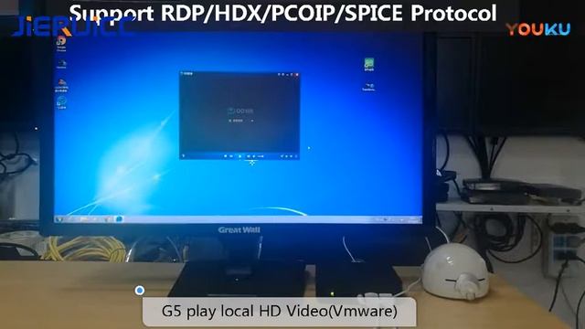 JIERUICC Thin Client G5 Support VMware Horizon смотреть онлайн