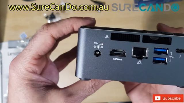 Intel Mini PC NUC Kit NUC7I5BNH Unboxing & SSD/RAM Installation! смотреть онлайн