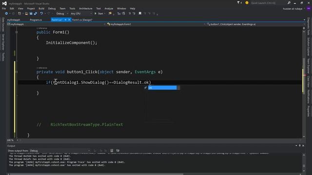 fontDialog and richTextBox تعلم برمجة سي شارب الدرس 9| محرر نصوص смотреть онлайн