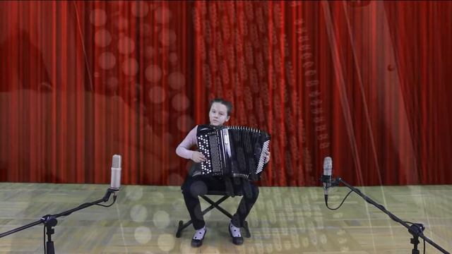 Ю. Гаврилов «Метелица» Исполняет Елизавета Крицкая (баян)Преподаватель Е. В. Лёвин смотреть онлайн