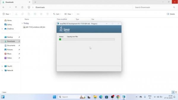 Install Java JDK 17 on Windows 11