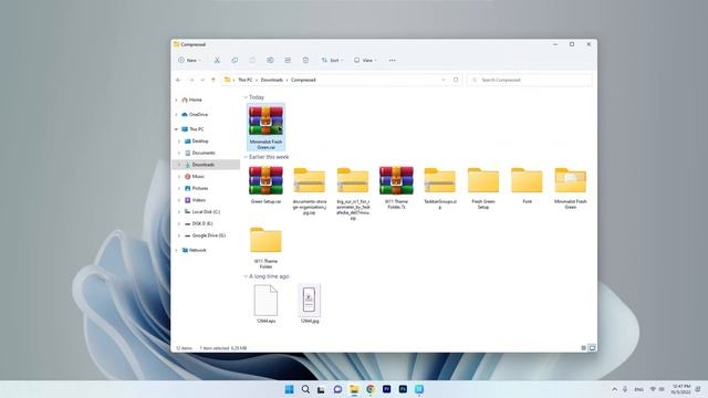 Custom Dekstop Minimalist Green windows 11 смотреть онлайн