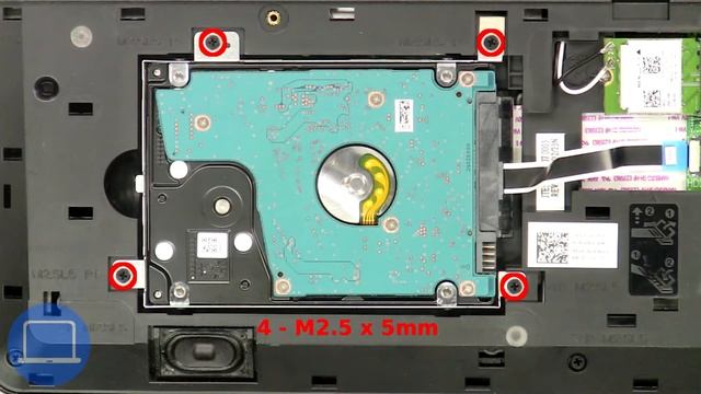 Dell Inspiron 3451/3452/3458/3459/3468/Vostro 3561/3565 Hard Drive How-To Video Tutorial смотреть онлайн