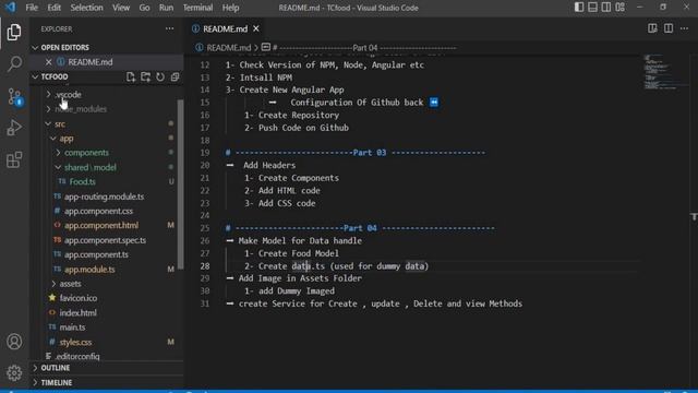 Angular 15 Food Order project from scratch, Food List using model in Angular 🔥 смотреть онлайн