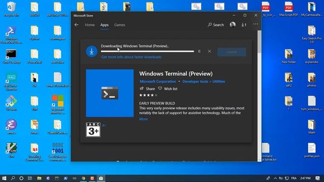 How to install the new WINDOWS TERMINAL تثبيت طرفية الويندوز الجديدة смотреть онлайн