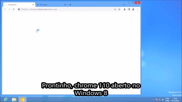 Como abrir o Google Chrome versão 110 no Windows 8 e 8.1 смотреть онлайн