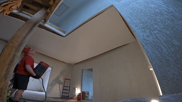 Установка потолка в прихожей каркасного дома смотреть онлайн