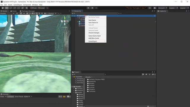 Oculus Quest 2 Development with Unity- Quidditch VR Part 1: SETUP смотреть онлайн